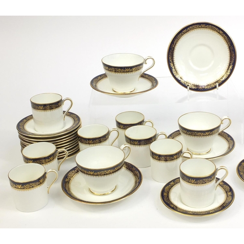 2170 - Collection of Aynsley Balmoral tea ware including coffee cans and saucers and tea cups and saucers, ... 