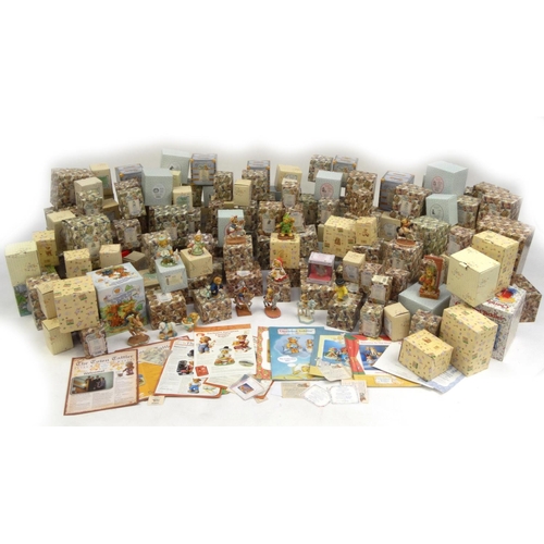 2296A - Extensive collection of cherished teddies ornaments mostly boxed and some sets, including The Circus... 