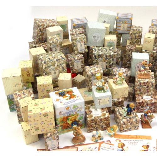 2296A - Extensive collection of cherished teddies ornaments mostly boxed and some sets, including The Circus... 