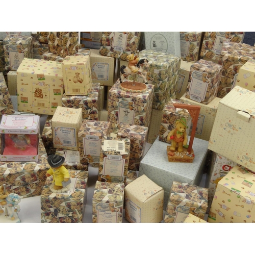 2296A - Extensive collection of cherished teddies ornaments mostly boxed and some sets, including The Circus... 