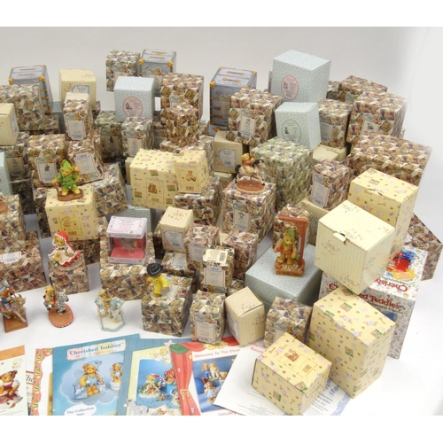 2296A - Extensive collection of cherished teddies ornaments mostly boxed and some sets, including The Circus... 