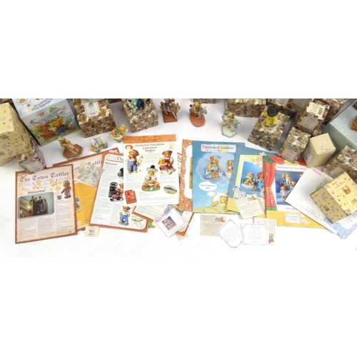 2296A - Extensive collection of cherished teddies ornaments mostly boxed and some sets, including The Circus... 