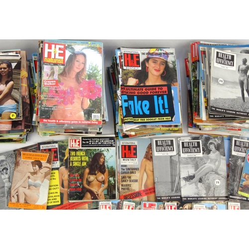 2189 - Extensive collection of International Health and Efficiency Monthly Naturist magazines