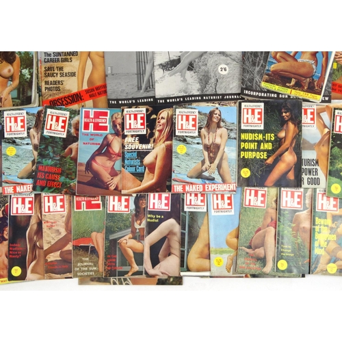 2189 - Extensive collection of International Health and Efficiency Monthly Naturist magazines