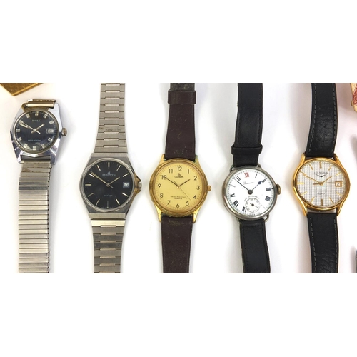 2373 - Small selection of assorted ladies and gentlemen's wristwatches including a Roamer trench watch Time... 