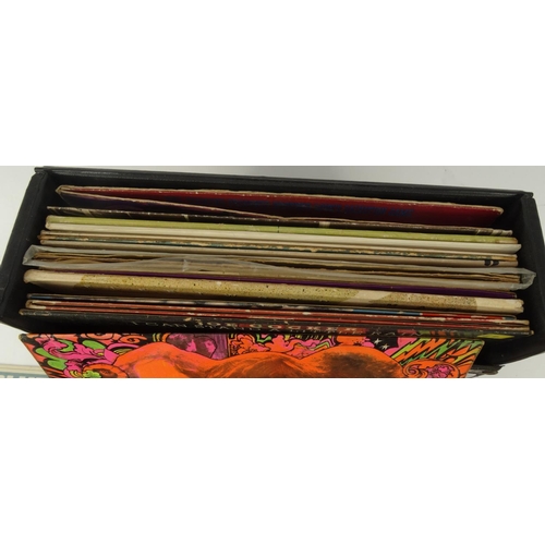 2085 - Case of assorted LP records, including Cream and Eric Clapton