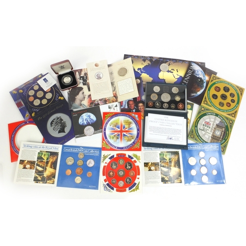 2397 - Group of proof and uncirculated coinage, including the silver proof D-Day commemorative fifty pence ... 