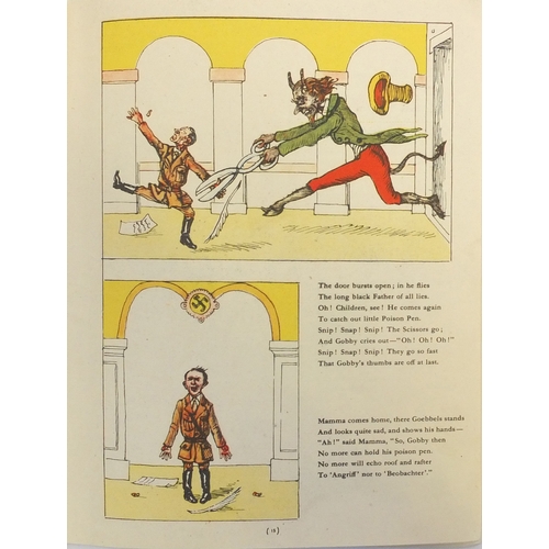 242 - Four vintage children's books comprising Struwwelhitler a Nazi story book, the English Struwwelpeter... 
