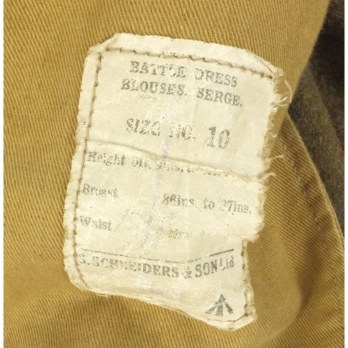 548 - S.Schneiders & Son Ltd. Military interest war department jacket, size 10