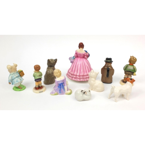 2070 - Collection of collectable china including Royal Worcester figure June 2906, Royal Worcester figure M... 