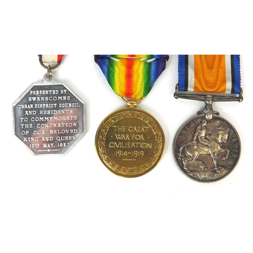 564 - British Military interest World War I Victory and 1914-18 War medals, awarded to 782000PTE.H.CHALCRO... 