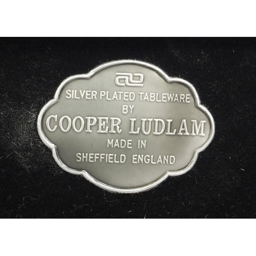 2110 - Eight place canteen of Cooper Ludlam Sheffield silver plated cutlery