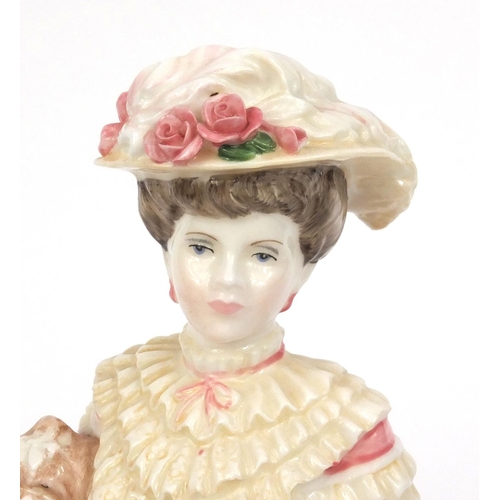 2073 - Two limited edition Coalport figurines comprising Lillie Langtry and Georgina, the tallest 22cm high