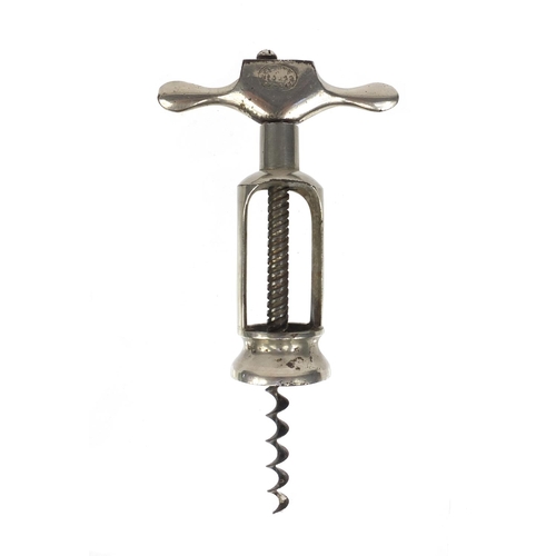 46 - Wulfrun plants steel corkscrew, patent No.5549, 17cm when closed
