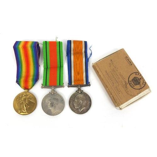 562 - British Military interest World War I Victory and 1914-18 War medal awarded to K.50232C.W.CHALKLEN.S... 