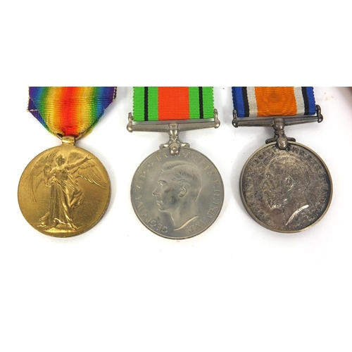 562 - British Military interest World War I Victory and 1914-18 War medal awarded to K.50232C.W.CHALKLEN.S... 