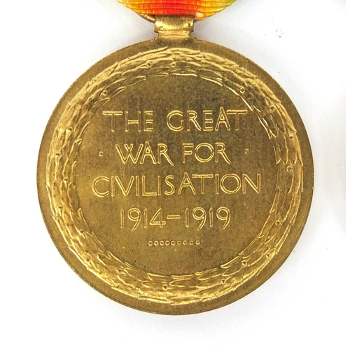 562 - British Military interest World War I Victory and 1914-18 War medal awarded to K.50232C.W.CHALKLEN.S... 