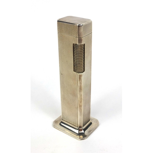 325 - Vintage Dunhill tallboy table lighter, 11cm high