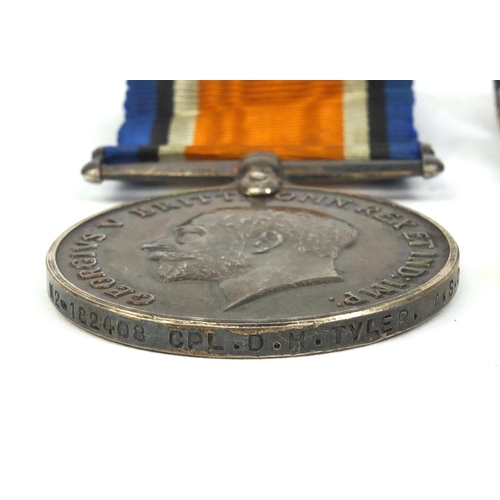 569 - British Military interest World War I Victory and War medals awarded to M2-182408CPL.D.H.TYLER.A.S.C... 