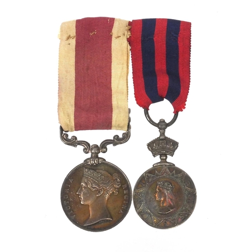 550 - British Military interest Victorian medals awarded to R.G.SCOBLE,STOKER, comprising The Victorian In... 