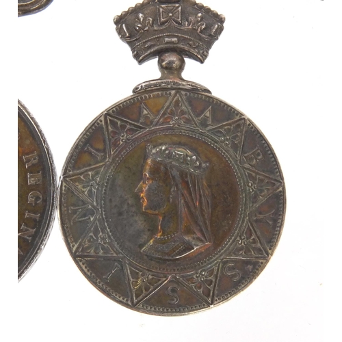 550 - British Military interest Victorian medals awarded to R.G.SCOBLE,STOKER, comprising The Victorian In... 