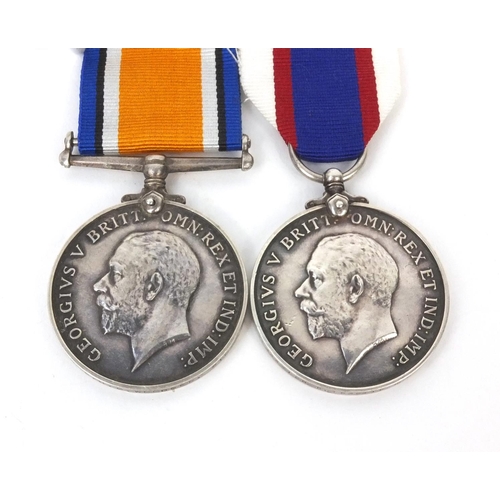 560 - British Military interest World War I medal group comprising 1940-18 war medal and the Naval service... 