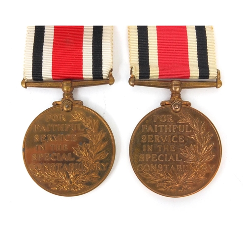 578 - British Military interest two George VI boxed Faithful service medals one awarded to FREDERICK PARRE... 