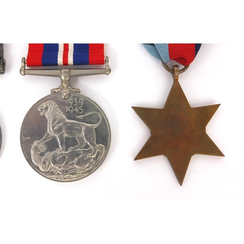 579 - British Military medals comprising a George VI General Service medal with Palestine bar and original... 