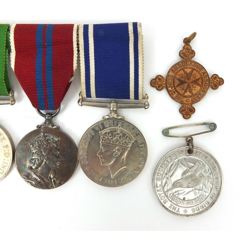 580 - British Police and Military interest medal group comprising for Exemplary Police Service medal award... 