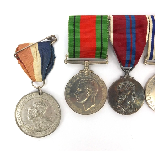 580 - British Police and Military interest medal group comprising for Exemplary Police Service medal award... 