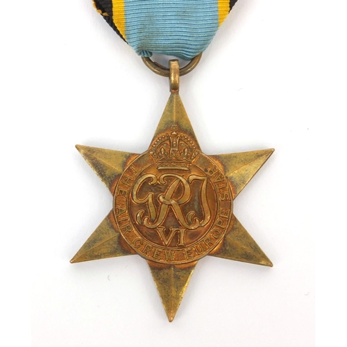 575 - British military interest World War II Air Crew Europe Star with ribbon