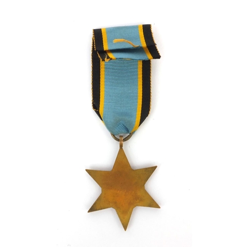 575 - British military interest World War II Air Crew Europe Star with ribbon