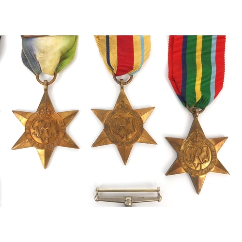 577 - Group of thirteen British Military interest World War II medals including The Italy Star, The France... 