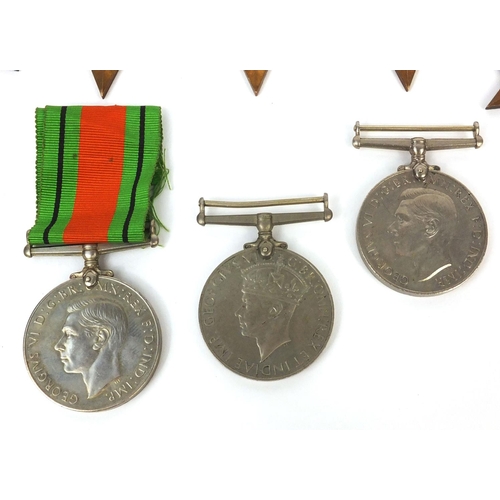 577 - Group of thirteen British Military interest World War II medals including The Italy Star, The France... 