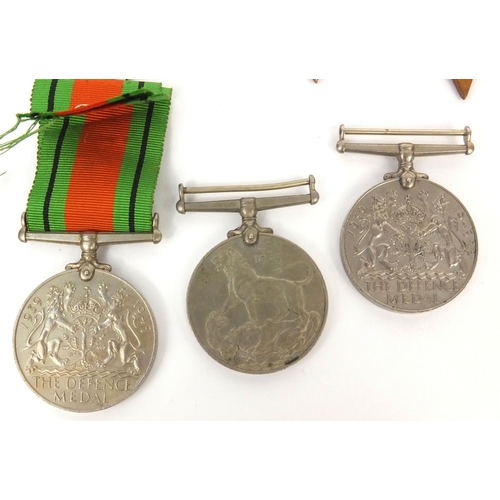 577 - Group of thirteen British Military interest World War II medals including The Italy Star, The France... 