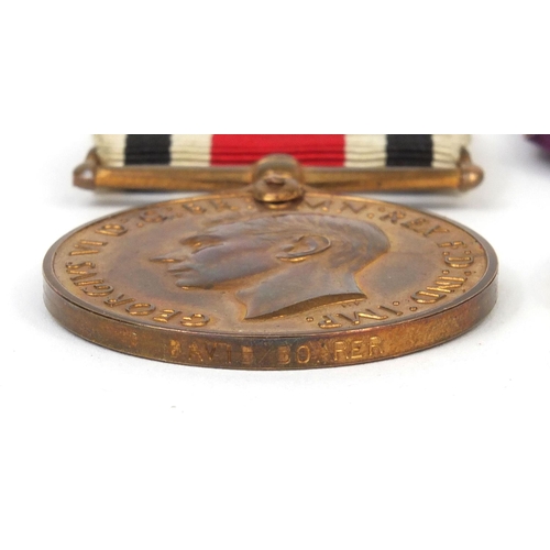 565 - British Military interest World War I Victory medal and 1914- War medal together with a Faithful Ser... 