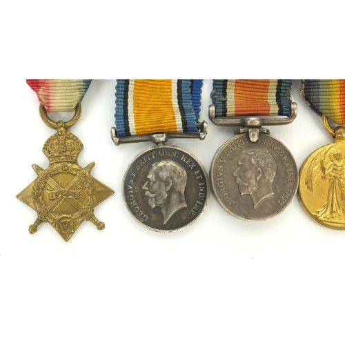 585 - Group of British Military interest World War I dress medals comprising Victory medal, 1914-18 War me... 