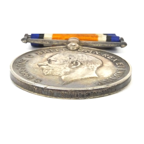 573 - British Military interest World War I 1914-18 War medal and 1914-18 Mercantile Marine medal, awarded... 