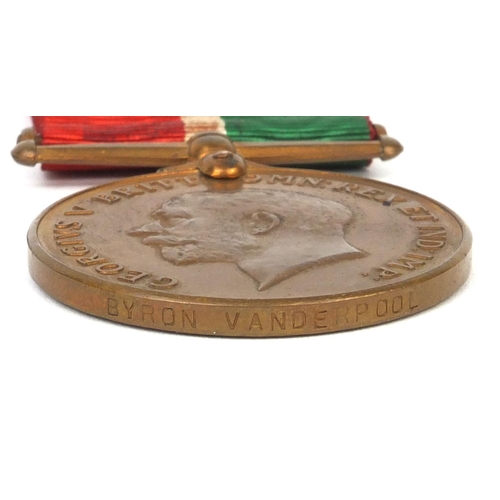 573 - British Military interest World War I 1914-18 War medal and 1914-18 Mercantile Marine medal, awarded... 