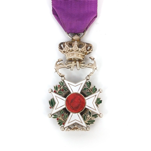 587 - Belgium Military interest Order of Leopold Naval Grand Cross