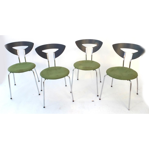 38 - Set of nine German Kuschco Bistro chairs