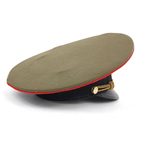 709 - Military interest Russian style visor cap