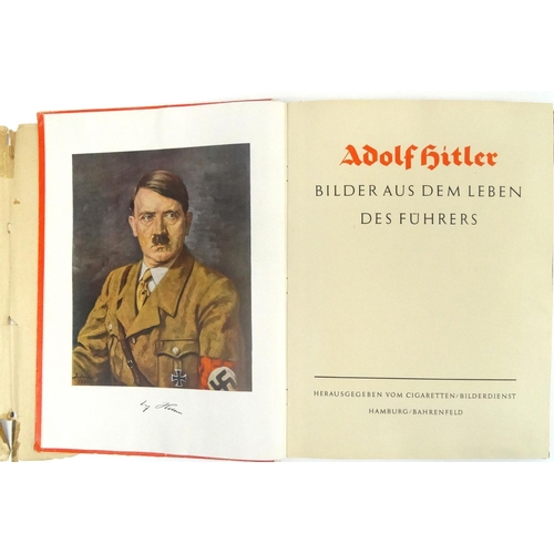 707 - German Military interest book of Adolf Hitler containing photographs