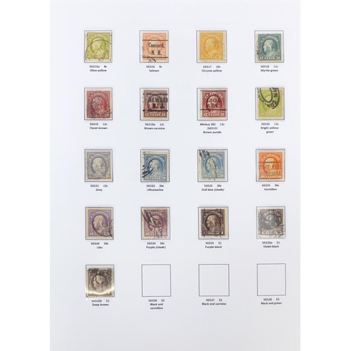 246 - Album of USA stamps including earlies, mid-period, modern, mini sheets, booklets, postage dues, spec... 