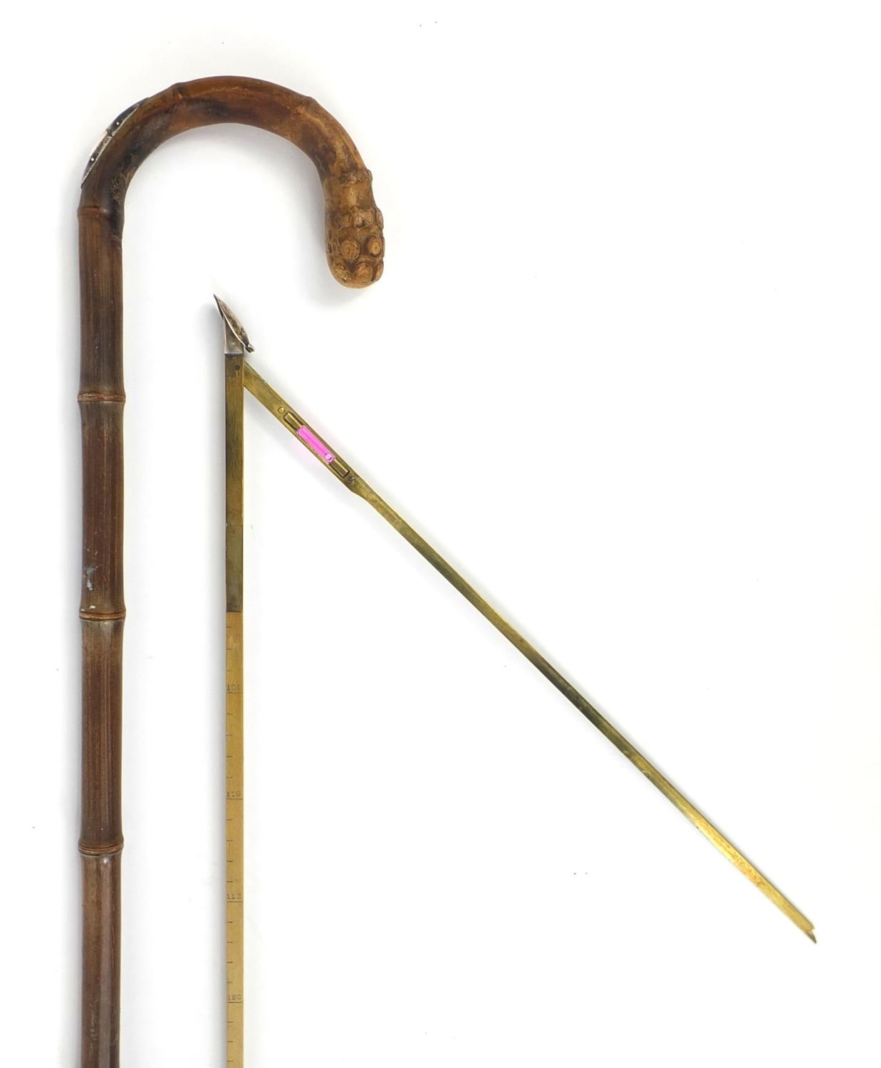 Images for 1462993. A BRASS MOUNTED HORSE MEASURING STICK. - Auctionet
