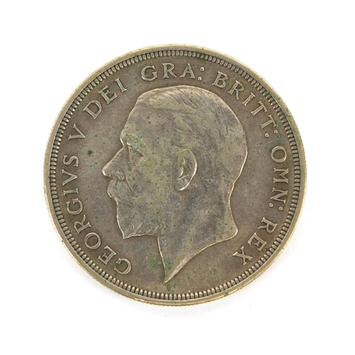 263 - George V 1929 wreath crown, approximate diameter 3.9cm, approximate weight 28.3g