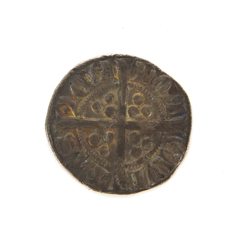 258 - Edward I hammered silver penny, approximately 1.9cm in diameter, approximate weight 1.2g