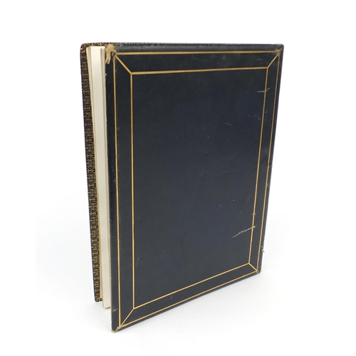 235 - Shipping interest the Mauritania Leather bound book with black and white plates, London published 19... 