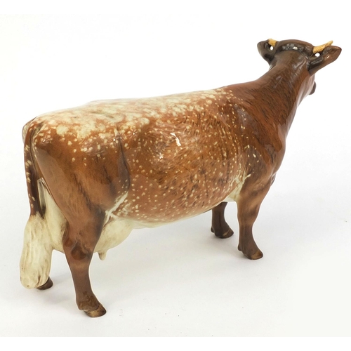 2045 - Beswick china bull stamped CH. Eaton Wilde Eyes 91st, 12cm high.