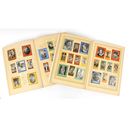 227 - Two albums of Bunte Filmbilder film star cards housed in cardboard sleeves, 30cm x 23cm